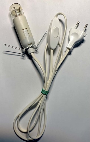 Przewód do lampy solnej z żarówką