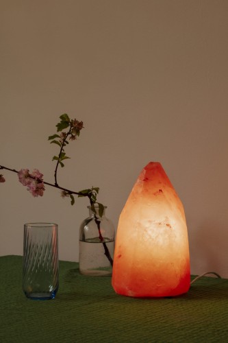 Lampa solna – kryształ szlifowany bez podstawki – średnia