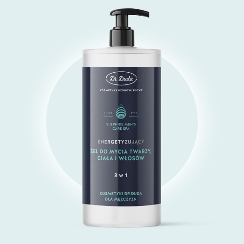  Żel do mycia twarzy, ciała i włosów – Energetyzujący – Men's Care SP