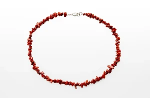 Naszyjnik - kamień Jaspis czerwony